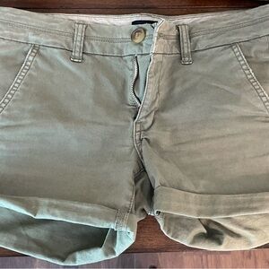 American Eagle Outfitters Olive Green Women Shorts